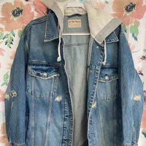 NWOT Free People Flawless Denim Jacket sz small